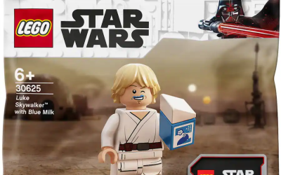 New Star Wars Luke Skywalker with Blue Milk Lego Mini Figure Set available now!