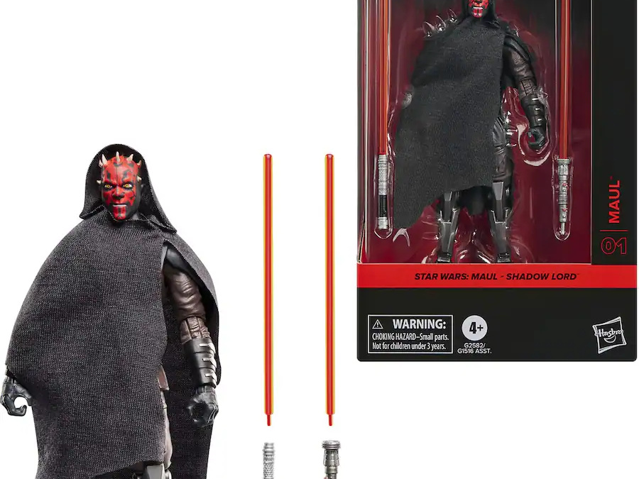 New Star Wars: Maul Shadow Lord Black Series Darth Maul Figure available now!