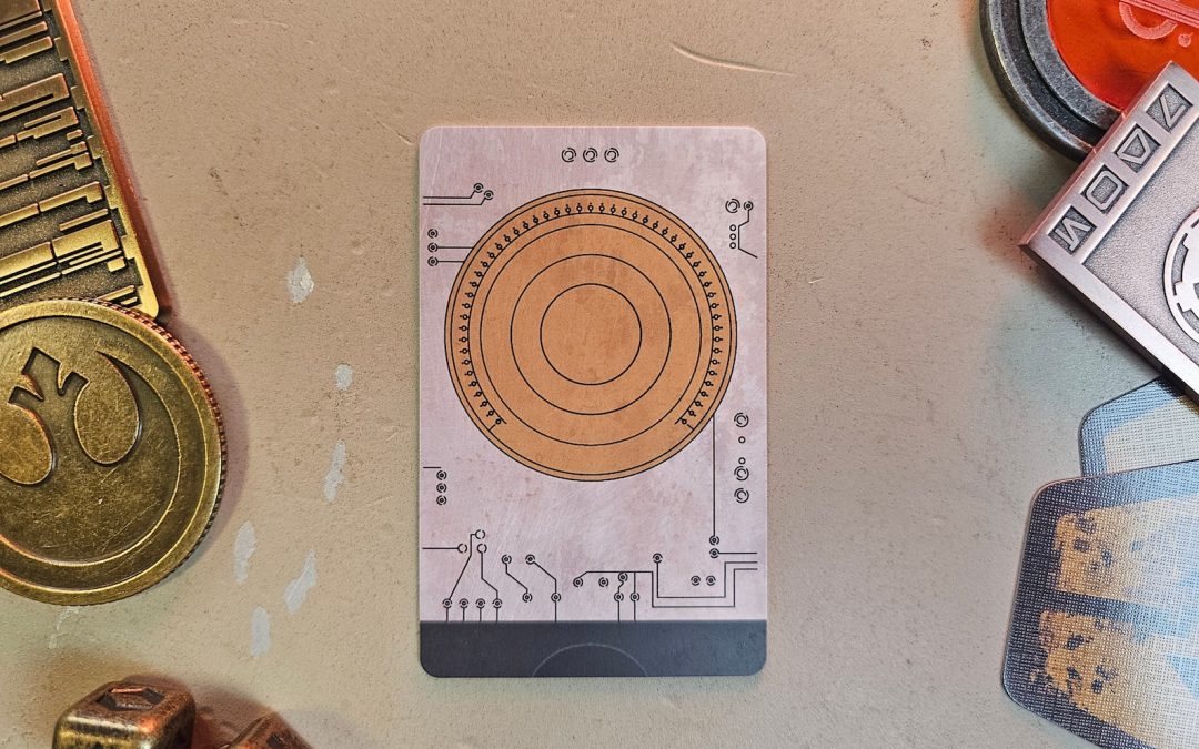 New A New Hope Inspired Death Star Plans NFC Card available now!