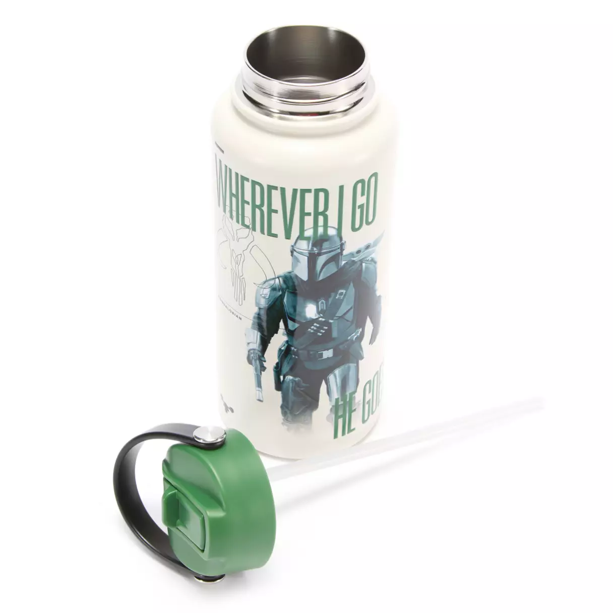 TMAG Stainless Steel Water Bottle with Built-In Straw 3