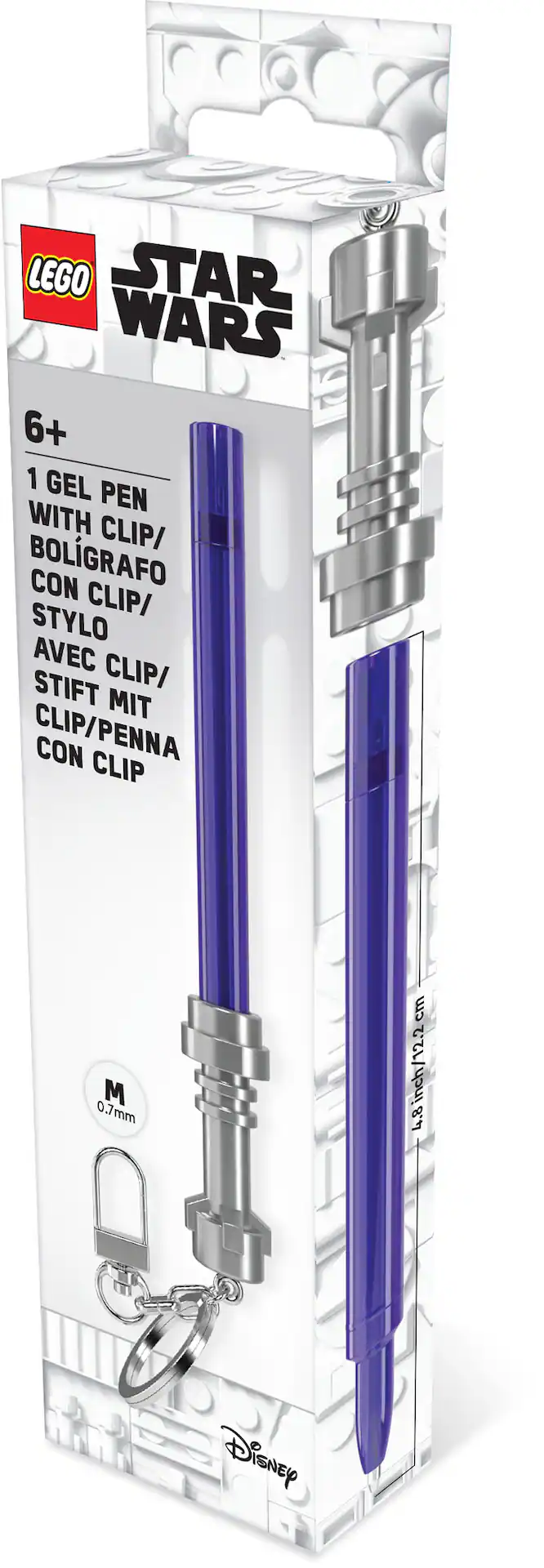 SW Lightsaber Keychain Clip Gel Pen 1