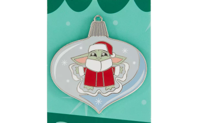New The Mandalorian and Grogu Themed Grogu Holiday Pin available now!