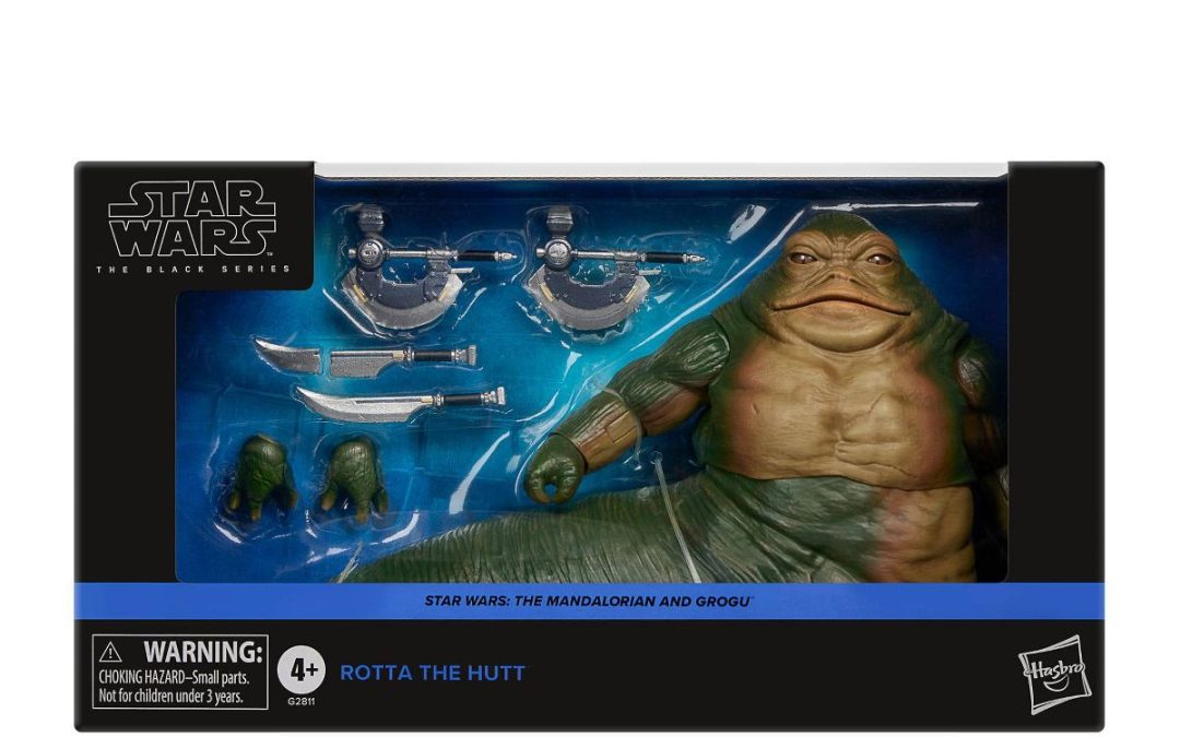 New The Mandalorian and Gorgu Black Series Rotta the Hutt Figure available now!