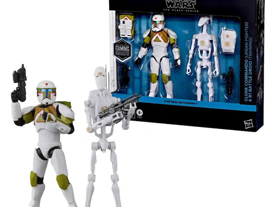 New Star Wars Battlefront Urban Fighter Clone Commando and B1 Battle Droid Figure Set available!