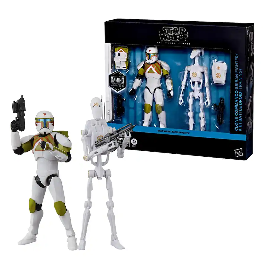 SWB Urban Fighter Clone Commando and B1 Battle Droid Figure Set 1