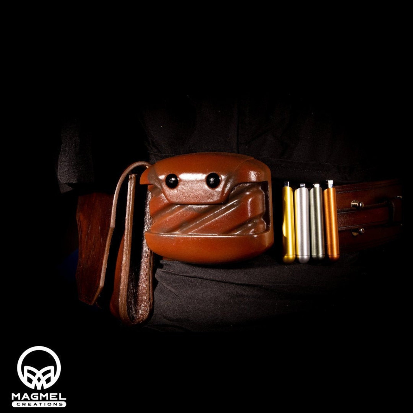 SW Jedi Brown Hard Breather Pouch