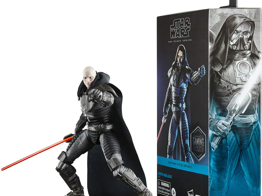 New The Old Republic Gaming Greats Darth Malgus Black Series Figure available now!