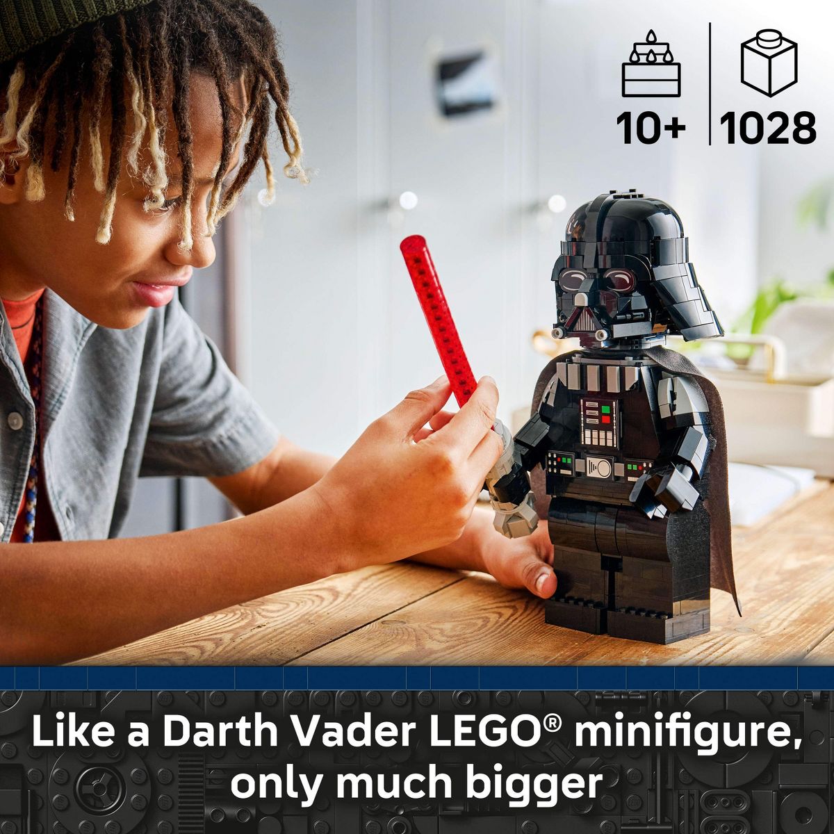 SW Up-Scaled Darth Vader Minifigure Lego Building Set 2