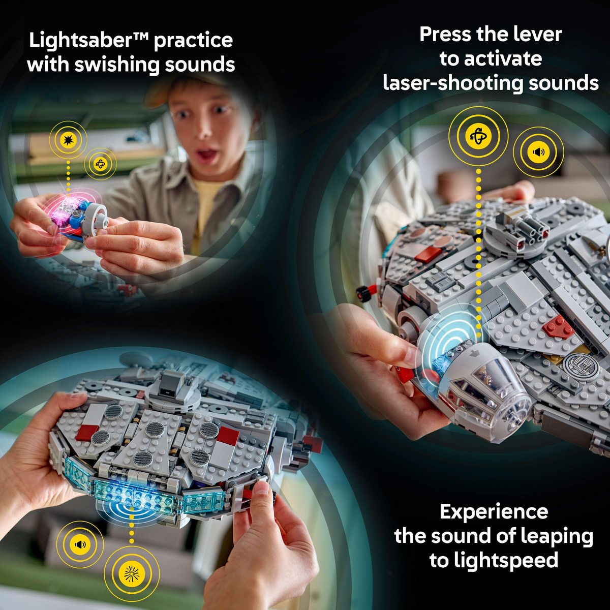 ANH Millennium Falcon Smart Play Lego Building Set 4